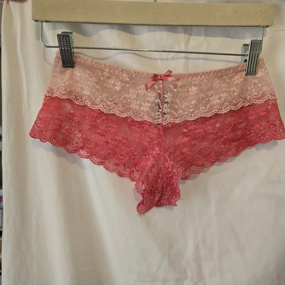Two-tone pink panty by Black Fuchsia size large. - Picture 1 of 4